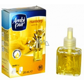 Ambi Pur Harmony Vanille Lily Elektrischer Lufterfrischer Nachfüllen 20 ml