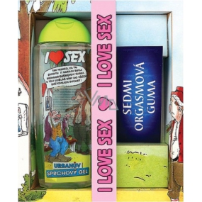 Bohemia Gifts Urban's Paket I Love Sex Duschgel 300 ml + Geschenkkondom, Kosmetikset