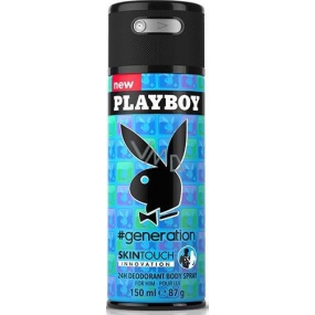 Playboy Generation für Ihn SkinTouch Deodorant Spray für Männer 150 ml