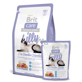 Brit Care Lamb + Lachs für erwachsene Katzen mit Allergien und empfindlicher Verdauung 7 kg, hypoallergenes Komplettfutter