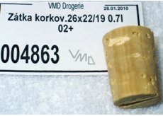 Korkstopfen 26 x 22 x 19 mm, 0,7 l