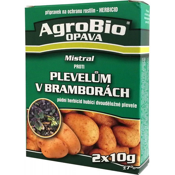 AgroBio Mistral gegen Unkraut in Kartoffeln 2 x 10 g