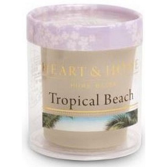 Heart & Home Tropical Beach Soja-Duftkerze ohne Verpackung brennt bis zu 15 Stunden 53 g