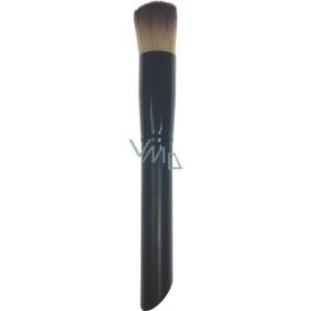 Kosmetische Make-up-Bürste rundes glattes Haar schwarzer Griff 15 cm 30450
