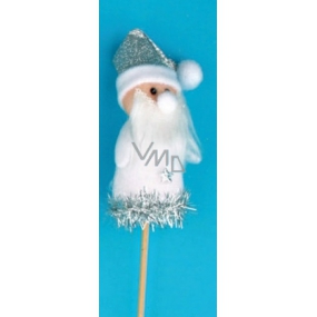 Santa Figur weiße Aussparung 8 cm + Spieße