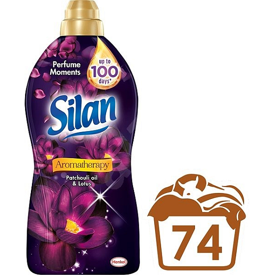 Silan Aromatherapie Nektar Inspirationen Patchouliöl & Lotus Weichspüler 74 Dosen 1850 ml