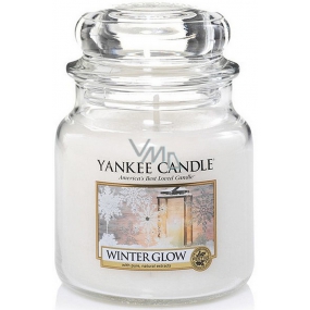 Yankee Candle Winter Glow Klassische Winterduftkerze aus Glas 411 g