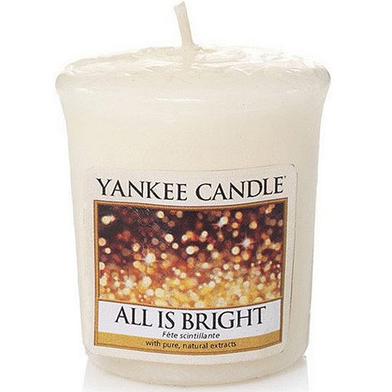 Yankee Candle All is Bright - Alles leuchtet nur Duftkerze Votiv 49 g