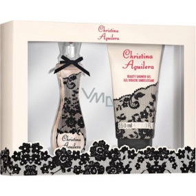 Christina Aguilera Signature parfümiertes Wasser für Frauen 30 ml + Duschgel 150 ml, Geschenkset