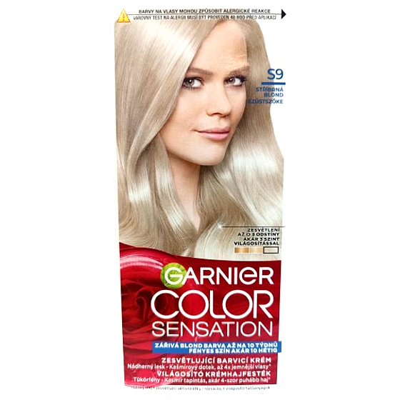 Garnier Color Sensation The Vivids Intensiv Permanente Haarfärbecreme S9 Silberblond