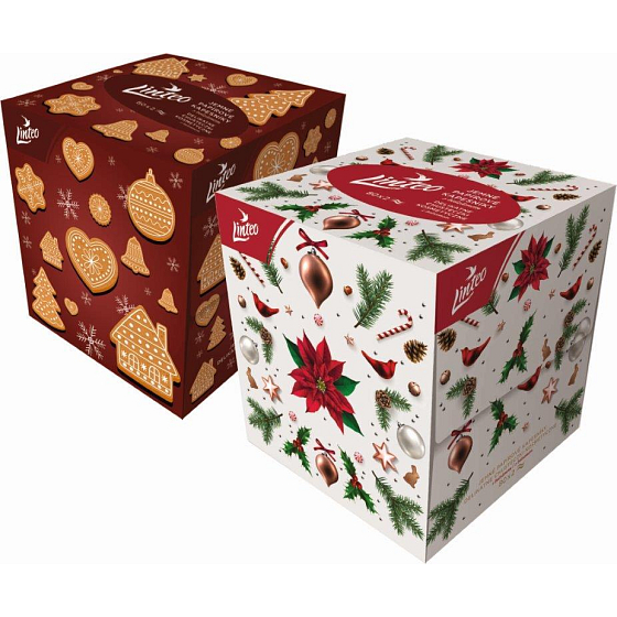 Linteo Papiertaschentücher mit Balsam sehr fein geschichtet 80 Stück Weihnachten