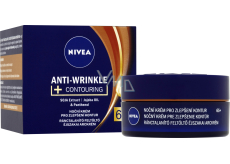 Nivea Anti-Wrinkle + Contouring Nachtcreme zur Verbesserung der Kontur 65+ 50 ml