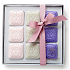Erbario Toscano Lavendel, Ambra und Hyacin Toilettenseife 9 x 30 g, luxuriöses Kosmetikset