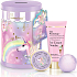 Baylis & Harding Einhorn Duschcreme 100 ml + Körpercreme 50 ml + prickelndes ballistisches Bad 140 g + Sparbüchse mit Einhornmotiv, Kosmetikset