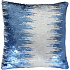 Albi Kissen mit Pailletten Blau 37 x 37 x 10 cm