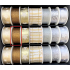 Nekupto Stoff Weihnachtsband Goldenes Spinnennetz 25 mm x 2,5 m