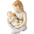 Arora Design Treasure Figur eines kleinen Mädchens, das ein Baby im Arm hält Resinfigur 9,5 cm