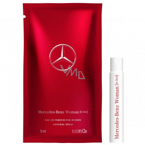 Mercedes-Benz Woman In Red Eau de Parfum 1 ml mit Spray, Fläschchen