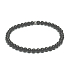 Turmalin / Skoryl Armband elastischer Naturstein, Kugel 4 mm / 16 - 17 cm, Hüter der guten Laune