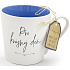 Nekupto Original Bedruckte Tasse Für einen schönen Tag 300 ml