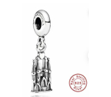 Sterling Silber 925 Barcelona La Sagrada Familia, Reise-Armband-Anhänger