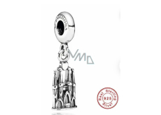 Sterling Silber 925 Barcelona La Sagrada Familia, Reise-Armband-Anhänger