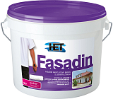 Het Fasadin Fassadenfarbe mit feiner Körnung, weiß, 3 kg