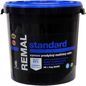 REMAL Standard hochdiffusionsfähige Wandfarbe, 36+4 kg