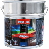 Industrol S2013 универсал блестящая верхняя краска для металла и дерева, 4550 синий сигнализационный, 9 л