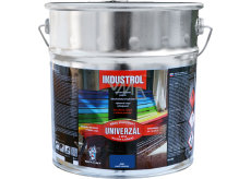 Industrol S2013 univerzál lesk vrchní barva na kov a dřevo, 4550 modř návěstní, 9 l
