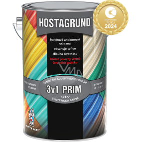Hostagrund Prim 3v1 S2177 Grund- und Deckfarbe für Metall, 0840 rotbraun, 4 l