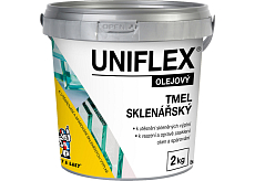 Uniflex Ölbasiertes Fensterkitt, überstreichbar, 2 kg