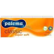 Paloma 3-lagige Papiertaschentücher Classic Super Soft, 10x 10 Stück