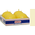 Lima Candle glatt Creme Ball Durchmesser 60 mm 4 Stück