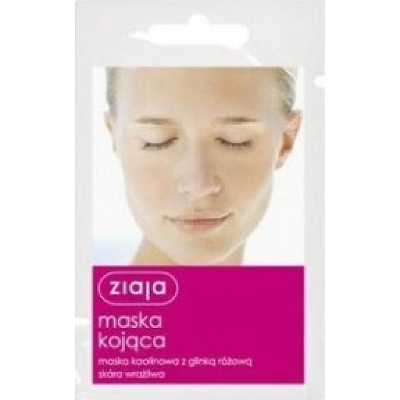 Ziaja Pink Ton Kaolin Gesichtsmaske empfindliche Haut 7 ml