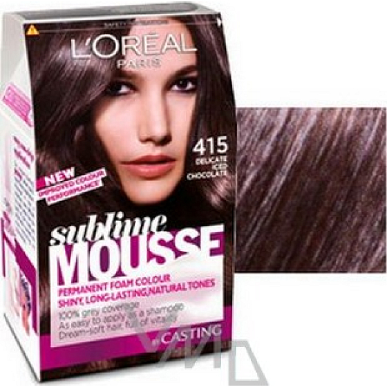 Loreal Paris Sublime Mousse Haarfarbe 415 feine Eiskastanie
