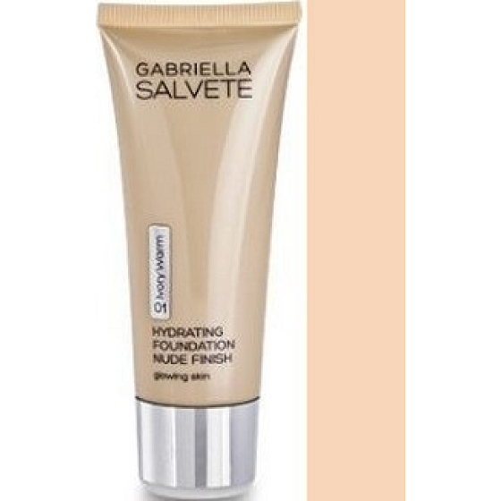 Gabriella Salvete Feuchtigkeitsspendende Foundation Nude Finish Make-up 01 Elfenbein Warm 30 ml