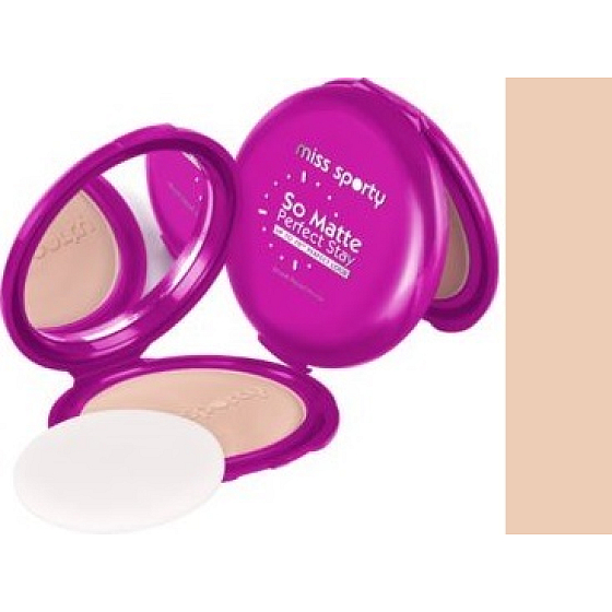 Miss Sports So Matte Perfect Stay kompaktes Pulver 002 Medium 9,4 g