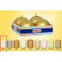 Lima Candle glattes Metall weiße Kugel Durchmesser 60 mm 4 Stück