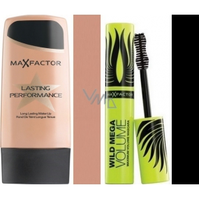 Max Factor Lasting Perfomance Make-up 106 Naturbeige 35 ml + Wild Mega Volume Mascara schwarz 11 ml