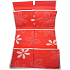 Taschentuch zum Aufhängen von Stoff rot 59 x 35 cm 1 Stück 674