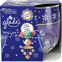 Glade by Brise Velvet Tea Party elektrischer Lufterfrischer 8 g + Duftkerze in Glas Brenndauer bis zu 30 Stunden 120 g, Geschenkset