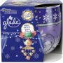 Glade by Brise Velvet Tea Party elektrischer Lufterfrischer 8 g + Duftkerze in Glas Brenndauer bis zu 30 Stunden 120 g, Geschenkset