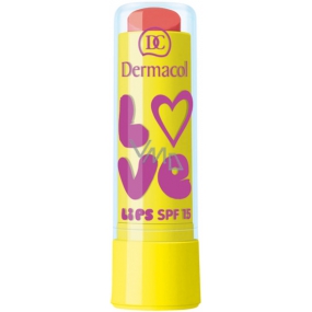 Dermacol Love Lips SPF15 Lippenbalsam 08 Pfirsich 3,5 ml