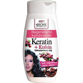 Bione Cosmetics Keratin & Koffein Regenerationsspülung für alle Haartypen 250 ml