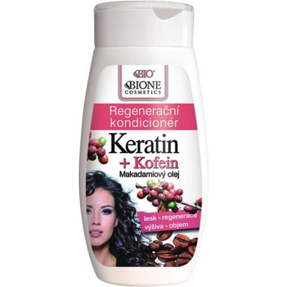 Bione Cosmetics Keratin & Koffein Regenerationsspülung für alle Haartypen 250 ml
