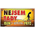 Nekupto Geschenke mit Humor Blechschild Ich bin nicht hier 23 x 12 cm