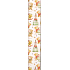Ditipo Geschenkpapier 70 x 200 cm Weihnachtsweiß mit Teddybären