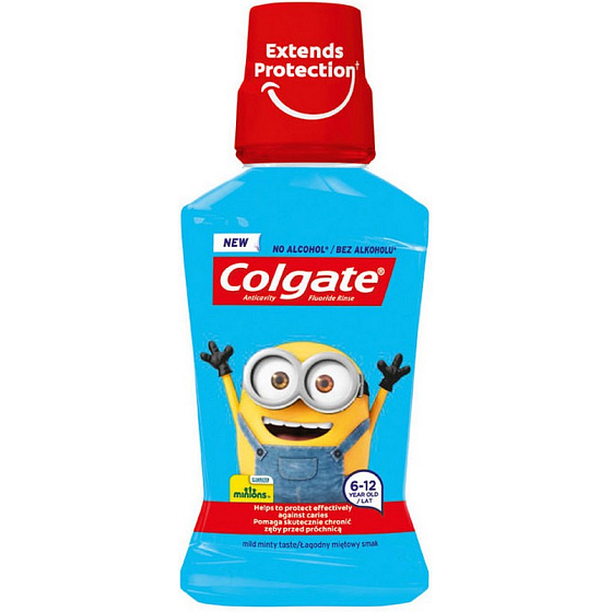 Colgate Plax Mimoni Mundwasser für Kinder von 6-12 Jahren 250 ml