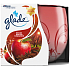 GESCHENK Glade Apfel-, Zimt- und Muskatnuss-Duftkerze in Glasbrennzeit bis zu 30 Stunden 120 g